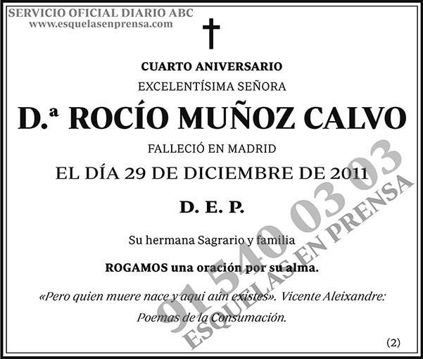 Rocío Muñoz Calvo